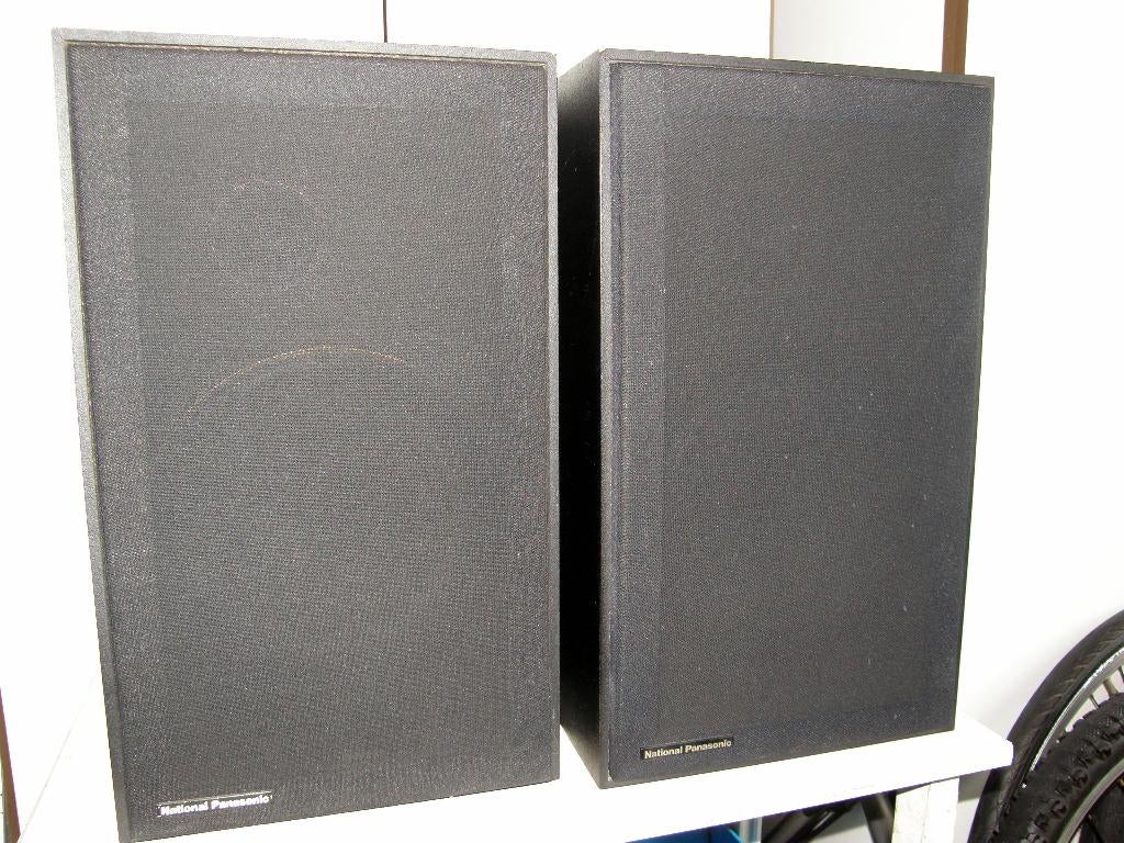 3x Set luidsprekers National Panasonic + Philips + Schneider, Audio, Tv en Foto, Luidsprekers, Ophalen, Philips, Gebruikt, Minder dan 60 watt