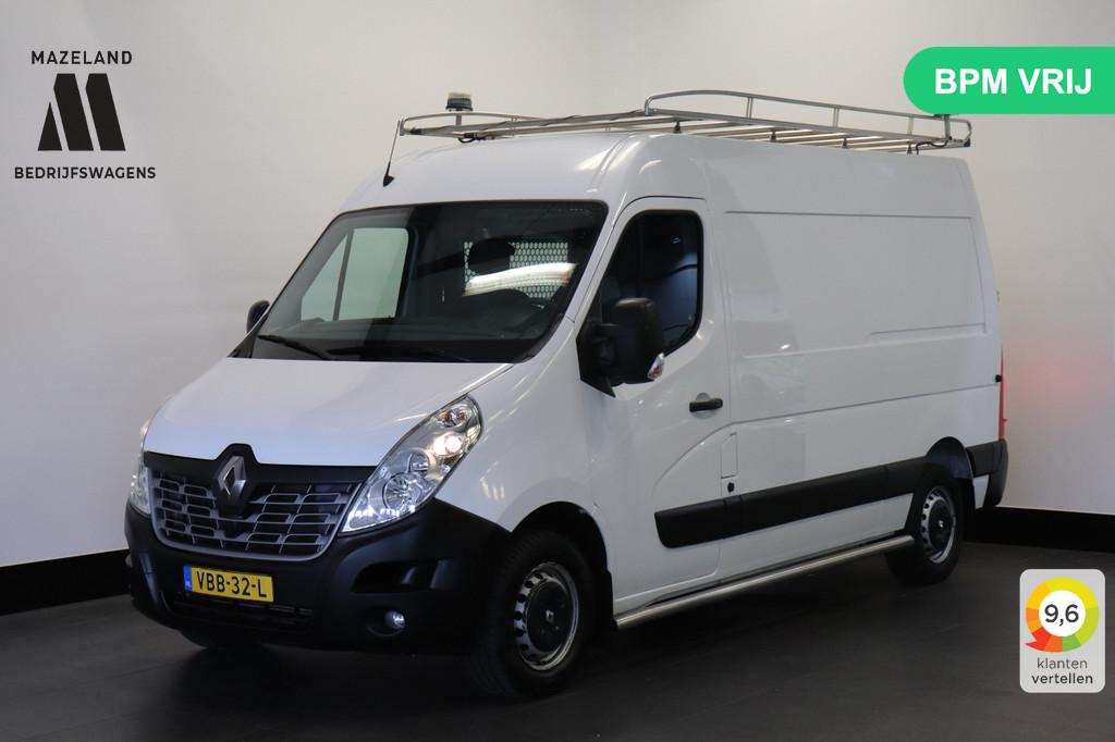 Renault Master 2.3 dCi 130PK L2H2 - EURO 6 - Airco - Navi -, Stof, 4 cilinders, Renault, Wit