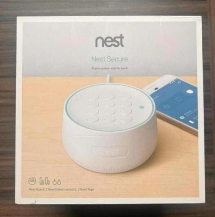 Google Nest Secure alarmsysteem, Ophalen of Verzenden, Zo goed als nieuw, Detector, Sensor of Melder, Rook