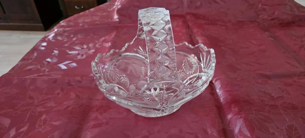 Kristal bonbon schaal, Ophalen of Verzenden