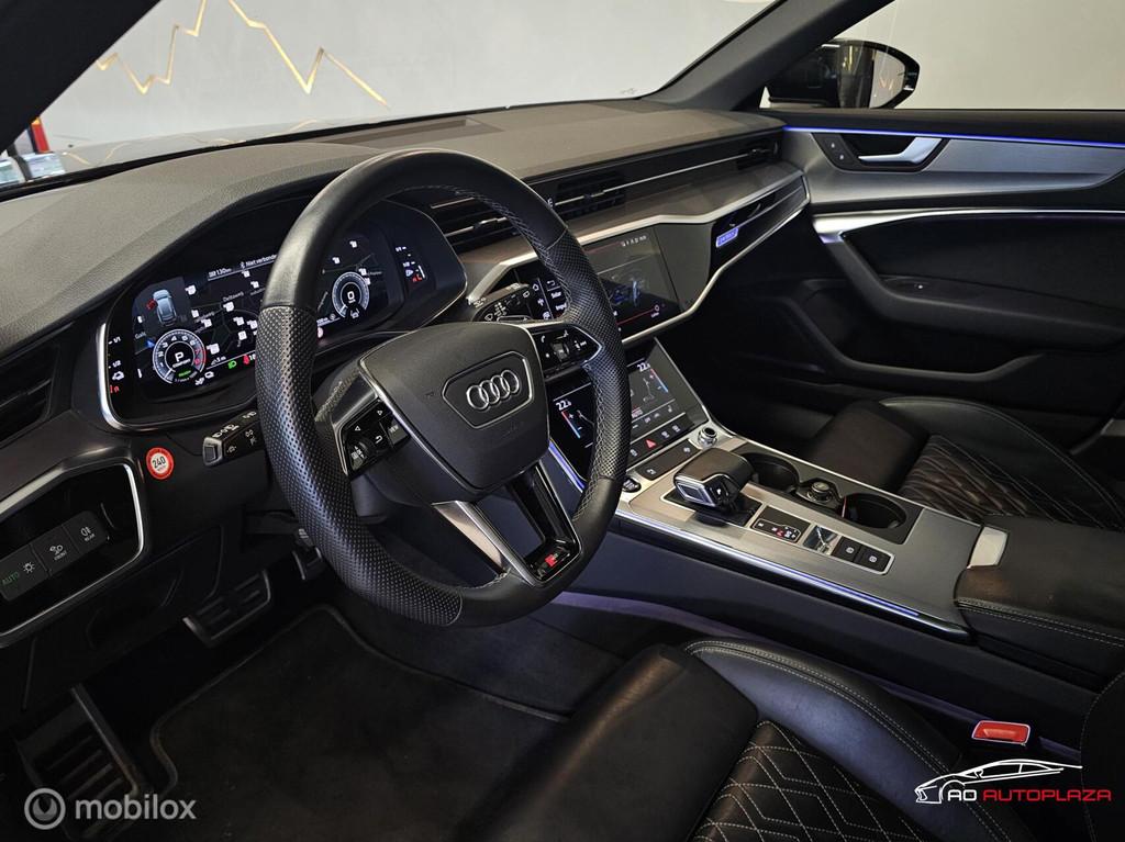 Audi A6 Avant 55 TFSI e quattro 3x S-line Competition Panora, Zwart, 4 cilinders, Zwart, Leder