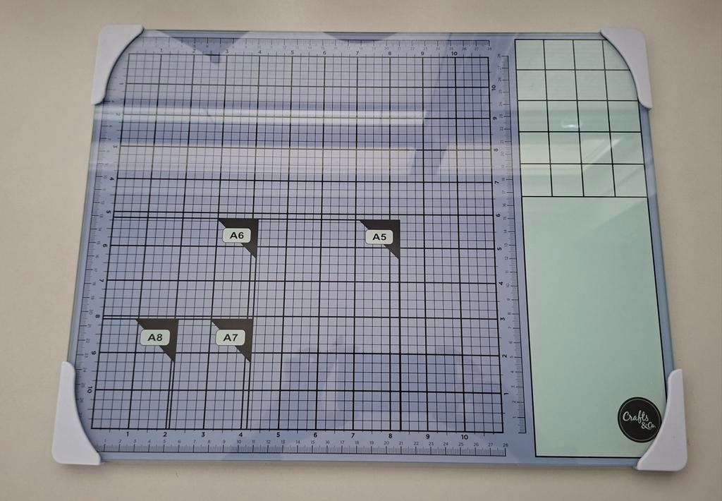 Crafts & Co glazen snijmat
42 x 32 cm, Ophalen of Verzenden, Zo goed als nieuw, Gereedschap of Toebehoren