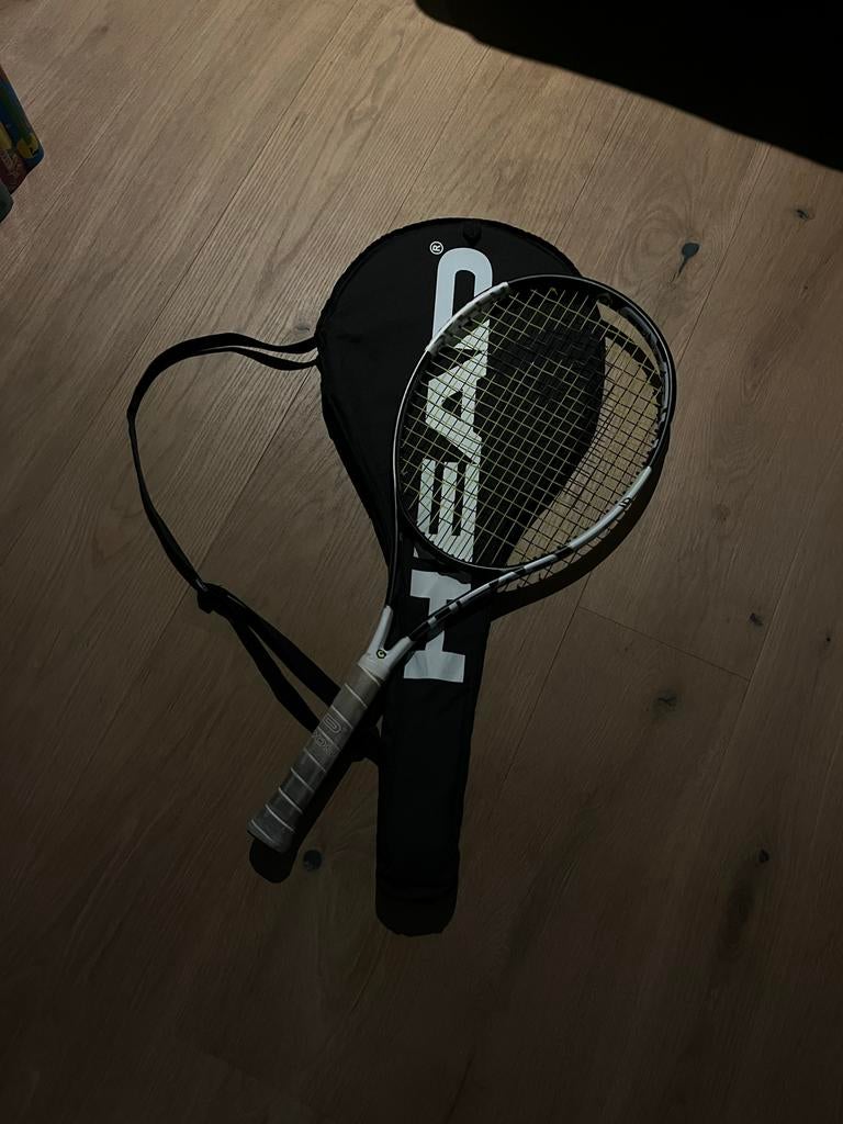 HEAD tennisracket met hoes, Ophalen of Verzenden, Gebruikt, Racket, Head