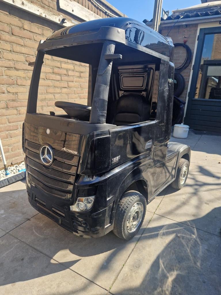 Mercedes-Benz Actros 1851 elektrische kinder vrachtwagen, Ophalen of Verzenden, Gebruikt, Afstandsbediening