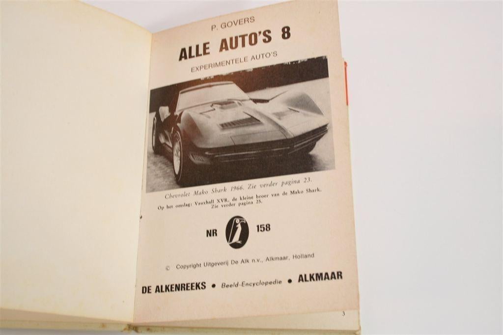 Alle Auto's 8 — Experimenteel — Alkenreeks, Boeken, Ophalen of Verzenden, Gelezen, Algemeen