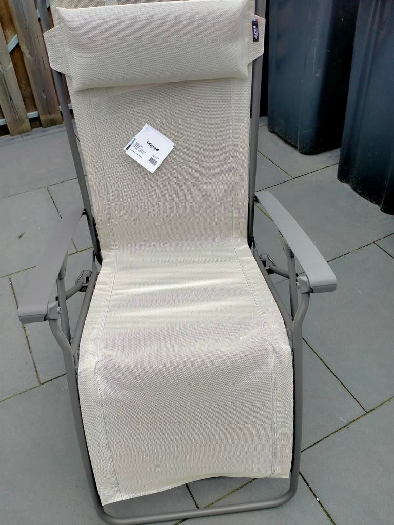 Lafuma Rclip relaxstoel inklapbaar, Ophalen of Verzenden, Nieuw, Inklapbaar