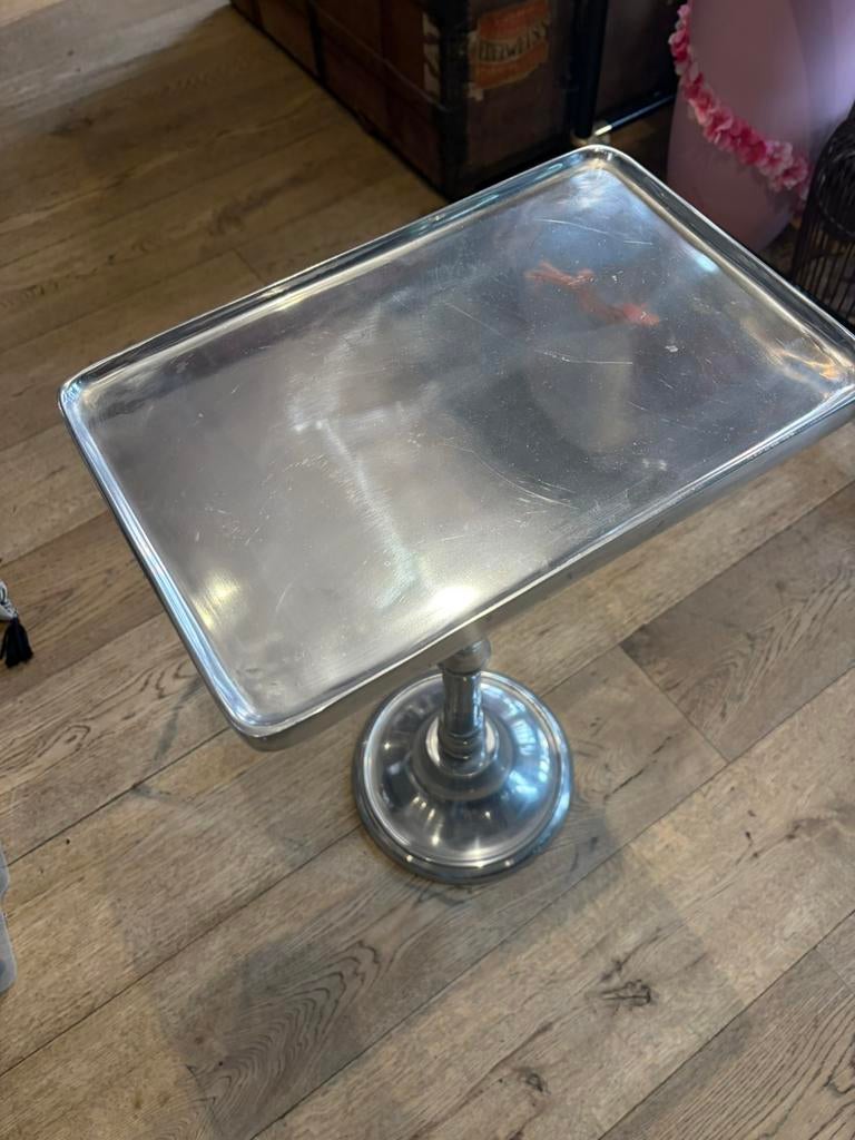 Riviera maison bijzettafeltje, Minder dan 55 cm, Rond, Zo goed als nieuw, Ophalen