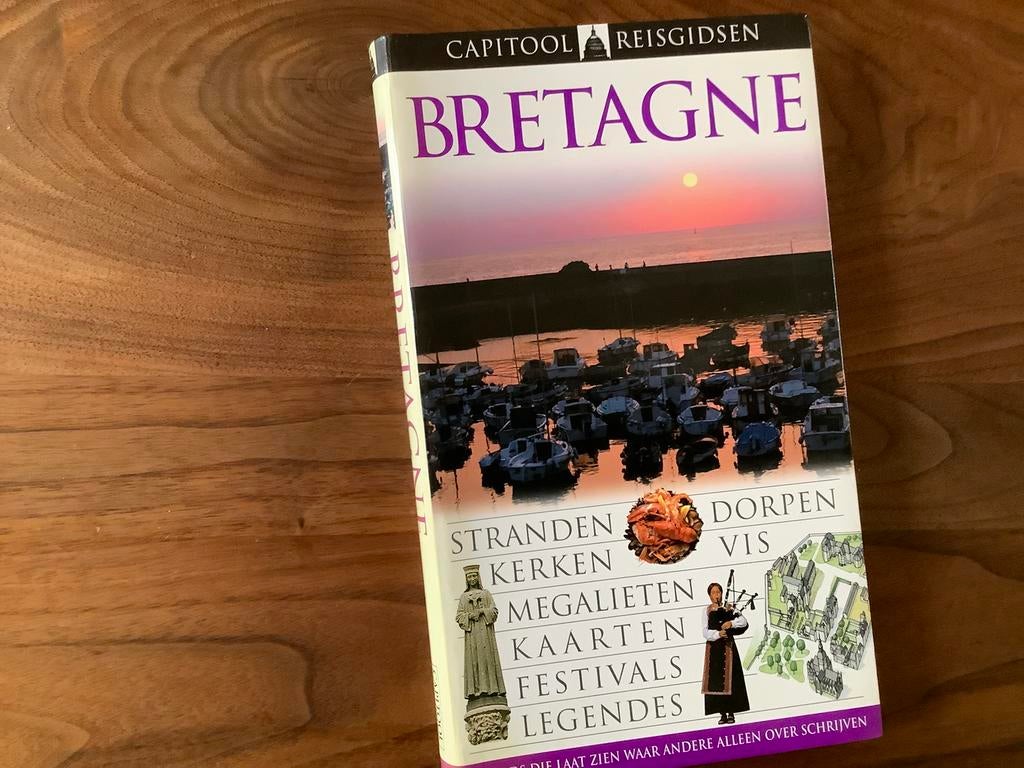 Bretagne Frankrijk 290pg Capitool reisgids tips kaarten, Capitool, Europa, Ophalen of Verzenden, Zo goed als nieuw