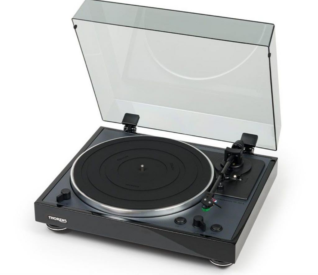 Thorens TD 102A zwart met DAC en Phono-voorversterker, Ophalen, Automatisch, Thorens, Zo goed als nieuw