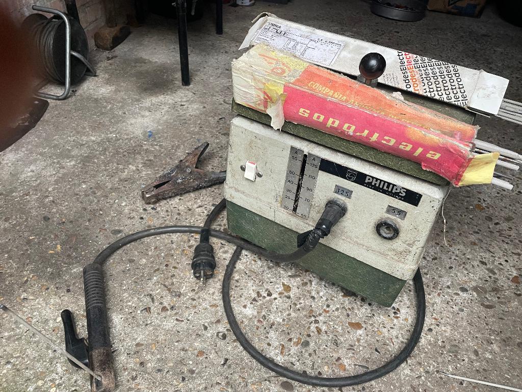 Tekoop Philips lasapparaat, Ophalen of Verzenden, Zo goed als nieuw, 150 tot 250 ampère, Elektroden