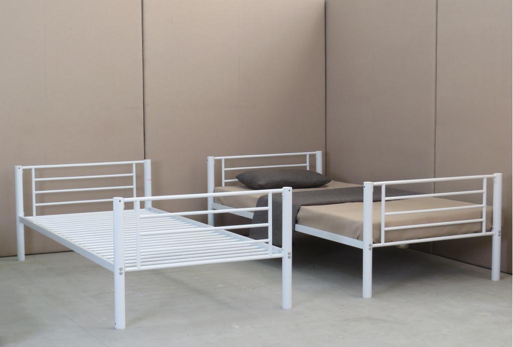 Lucas stapelbed - 90x200 - Wit, Niet ingevuld, Niet ingevuld, Nieuw, Ophalen of Verzenden