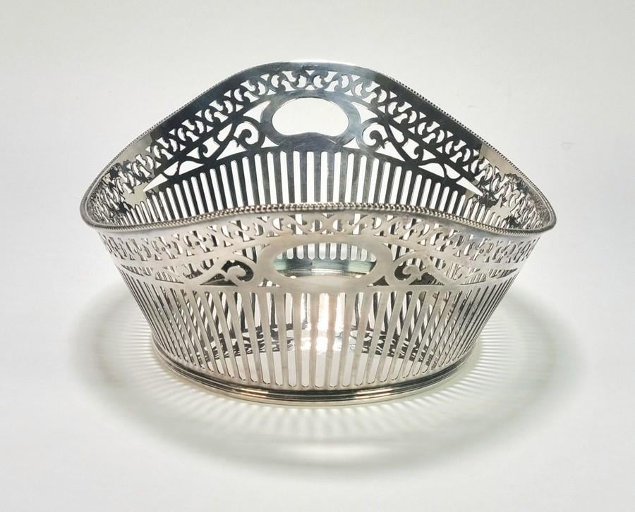 1018. Zilveren broodmand, D.J. Aubert - Nederland, 1998, Ophalen of Verzenden