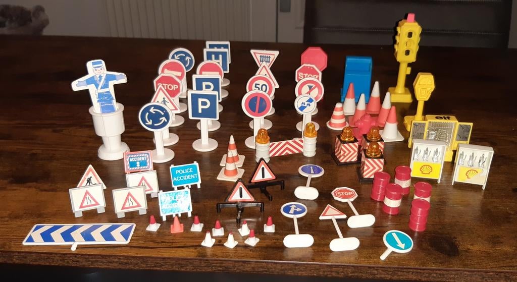 Vintage speelgoed verkeersborden en accessoires, Ophalen of Verzenden, Gebruikt, Jongen of Meisje