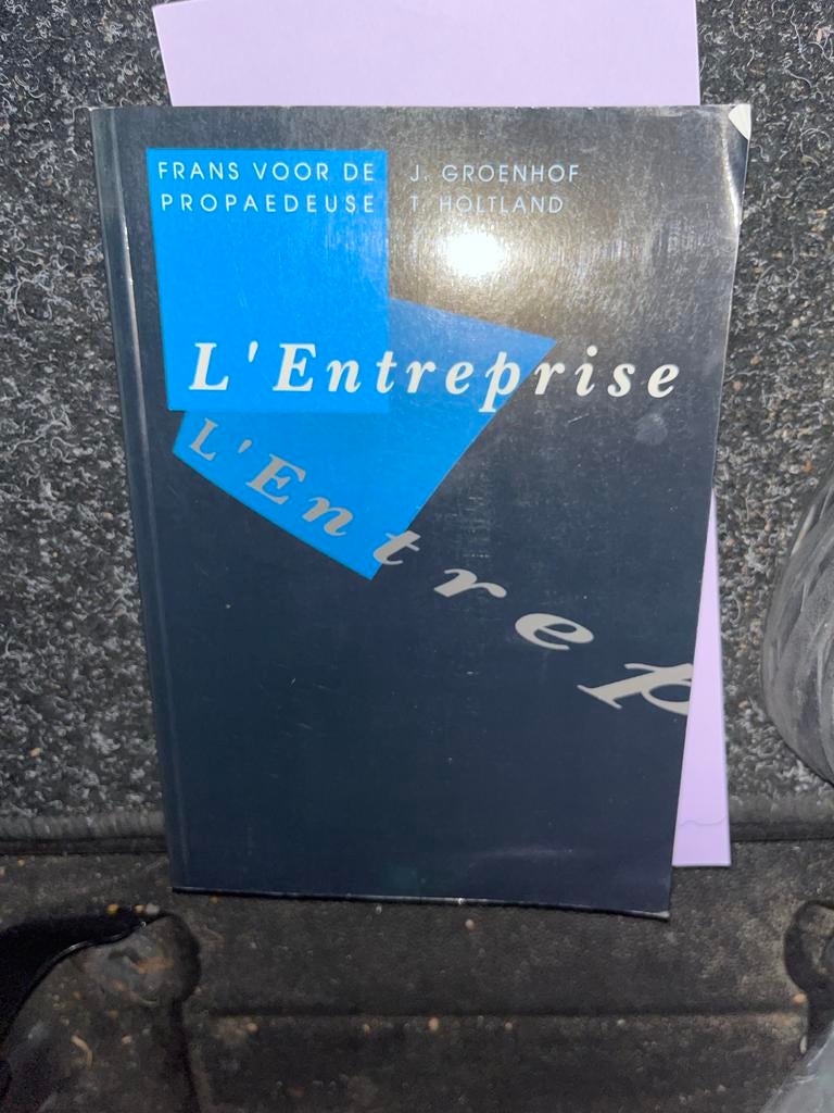 Frans voor de propaedeuse: L'Entreprise, Ophalen of Verzenden, Zo goed als nieuw, Non-fictie