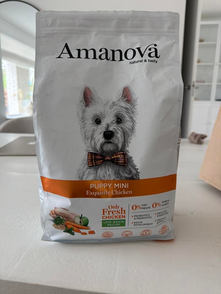 Amanova puppy mini exquisite chicken, Ophalen of Verzenden, Hond
