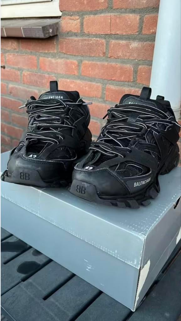 Balenciaga Track Sneakers Zwart Maat 42, Kleding | Heren, Schoenen, Ophalen of Verzenden, Gedragen, Zwart, Sneakers of Gympen