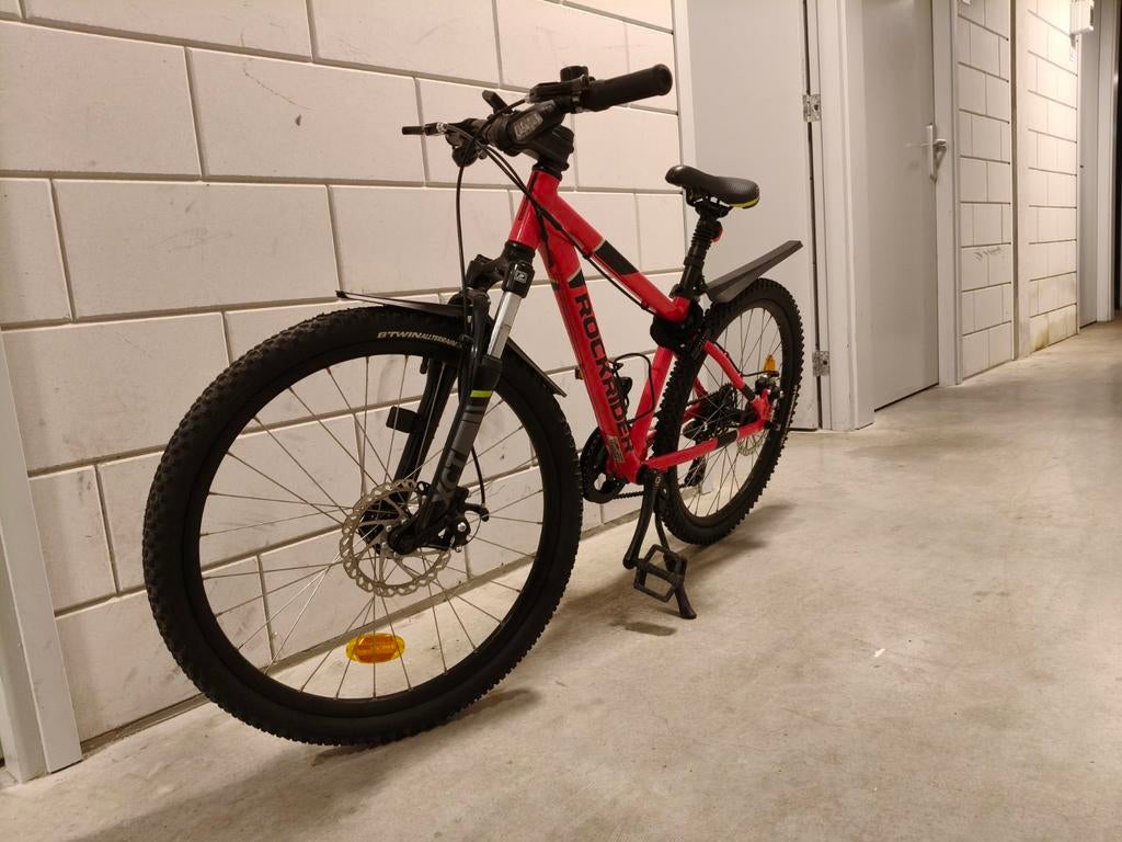 Decathlon Rockrider ST 900 kinderfietsen, 24", rood, Ophalen