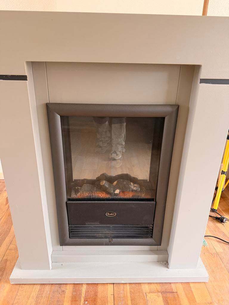 Ruby elektrische sfeerhaard - Model Palloni, Huis en Inrichting, Haarden, Gebruikt, Elektrische haard, Ophalen