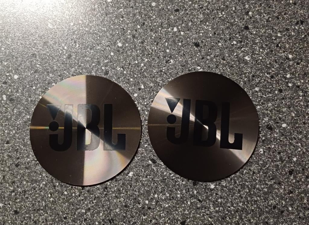 JBL metalen emblemen plakbaar nieuw, Ophalen of Verzenden, Nieuw