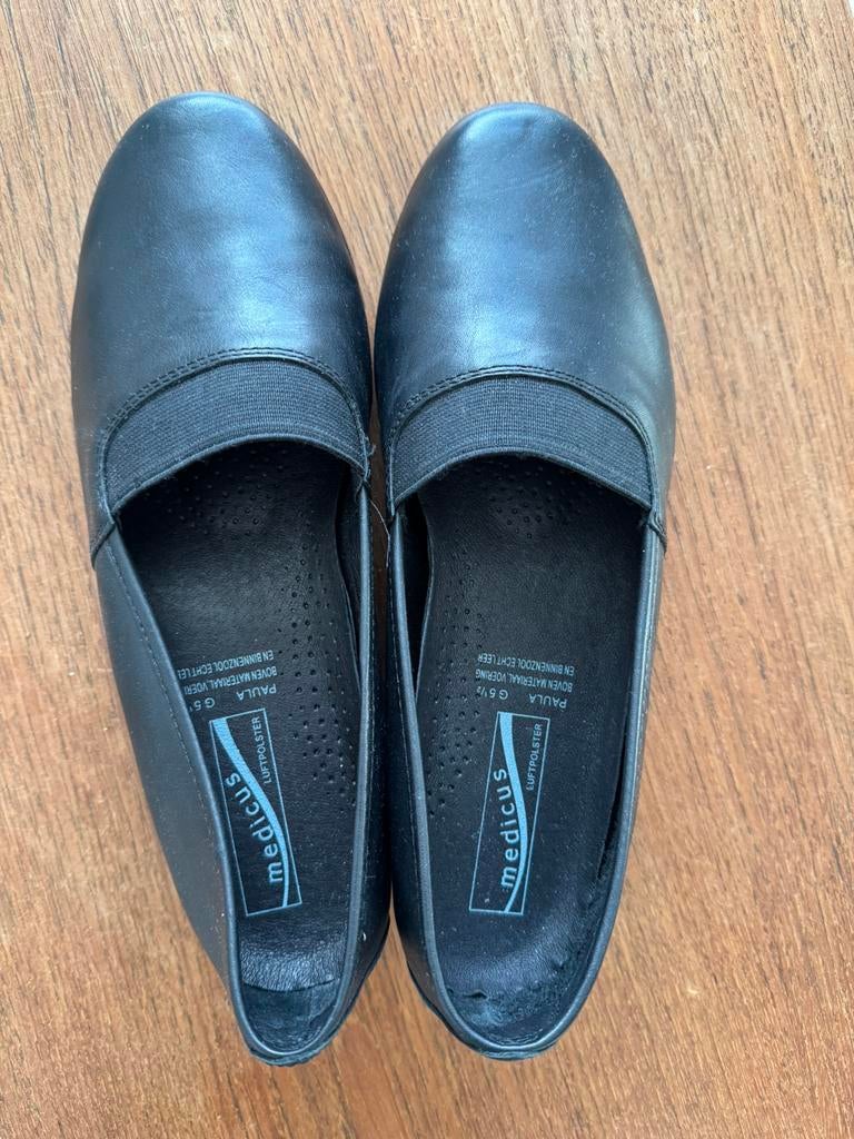 Medicus maat 5,5 (38,5) zwart leer nieuw instappers, Ophalen of Verzenden, Nieuw, Zwart, Instappers