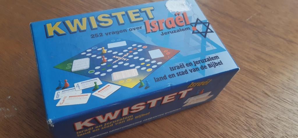 Kwistet aanvulset Israel doos met veel extra vragen, Hobby en Vrije tijd, Gezelschapsspellen | Bordspellen, Een of twee spelers