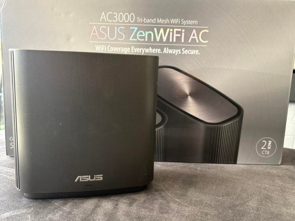 ASUS ZenWiFi AC AC3000 Tri-Band Mesh WiFi Systeem, Computers en Software, Routers en Modems, Zo goed als nieuw, Router, Ophalen of Verzenden