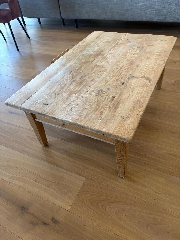 Salontafel grenen, gratis!, Huis en Inrichting, Tafels | Salontafels, Ophalen, Gebruikt, 100 tot 150 cm, 50 tot 100 cm