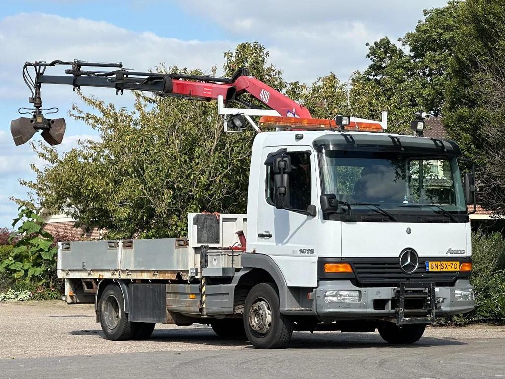 Mercedes-Benz Atego 1018 KRAAN/CRANE HMF403!129tkm DK1016, Achterwielaandrijving, Overige kleuren, Bedrijf, 177 pk