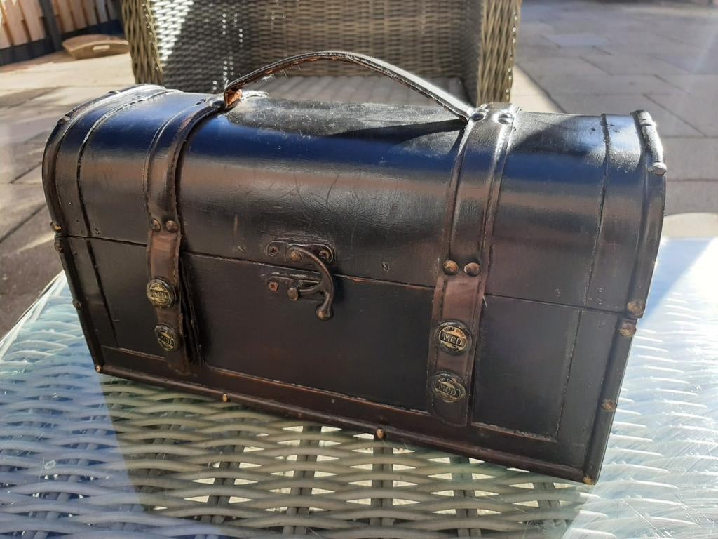 Vintage Decoratieve Koffer, Ophalen of Verzenden, Minder dan 50 cm, Minder dan 50 cm