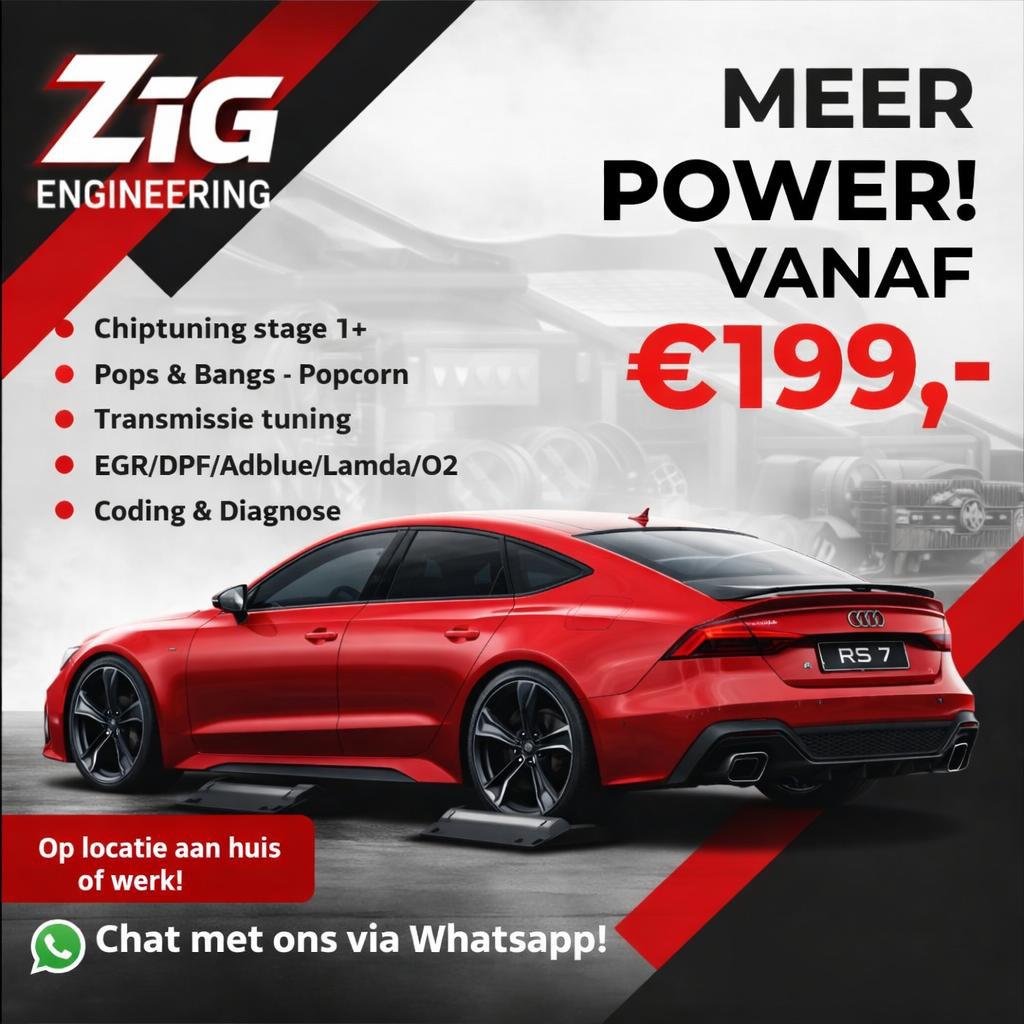 Chiptuning + AdBlue/EGR/DPF | Meer PK | Op locatie, Ophalen