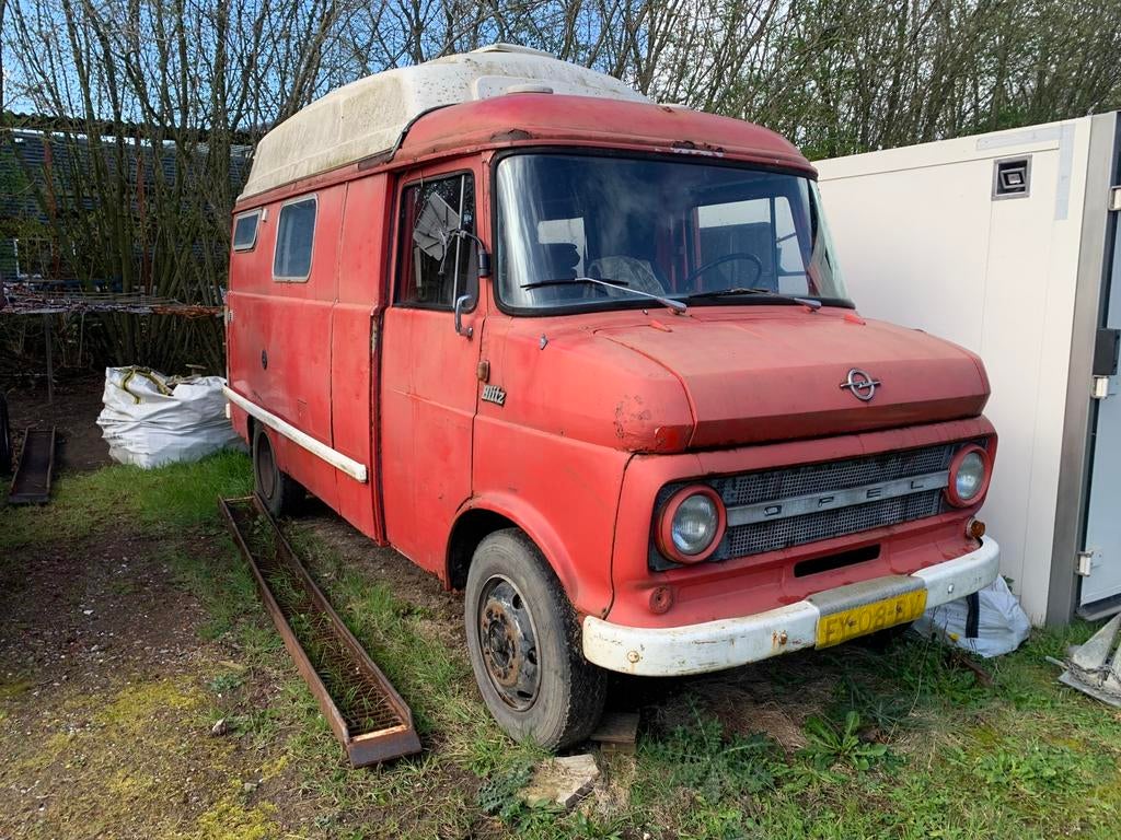 Opel Blitz camper project, Origineel Nederlands, Particulier, Rood, 2030 kg