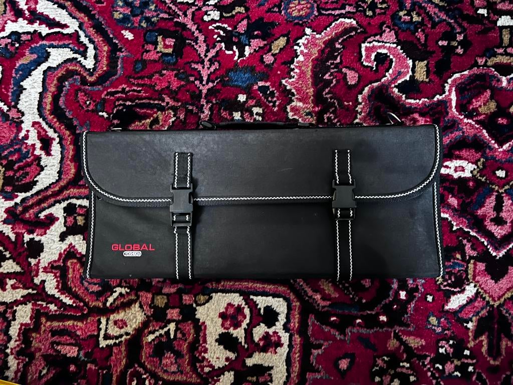 Global messenmap 16-delig, Ophalen of Verzenden, Zo goed als nieuw, Zwart