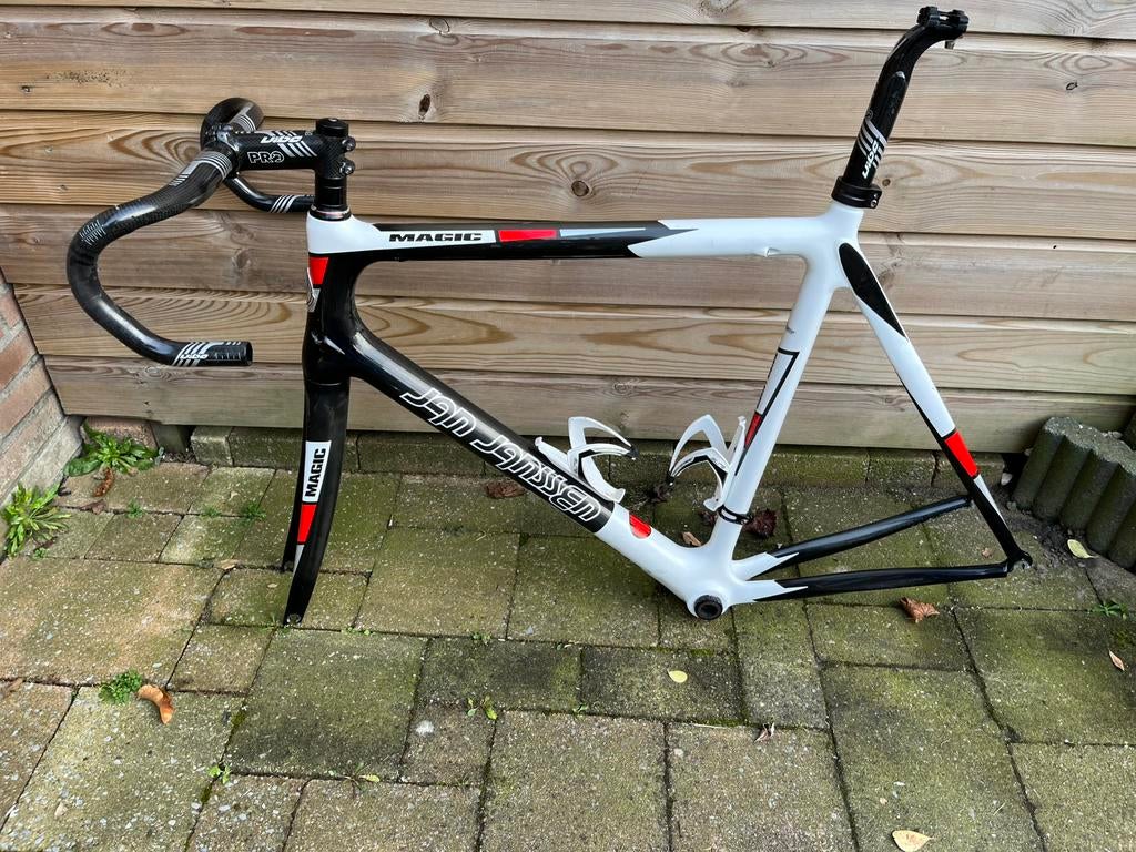 Jan Jansen Magic carbon frameset, Ophalen of Verzenden, Zo goed als nieuw, Racefiets, Frame
