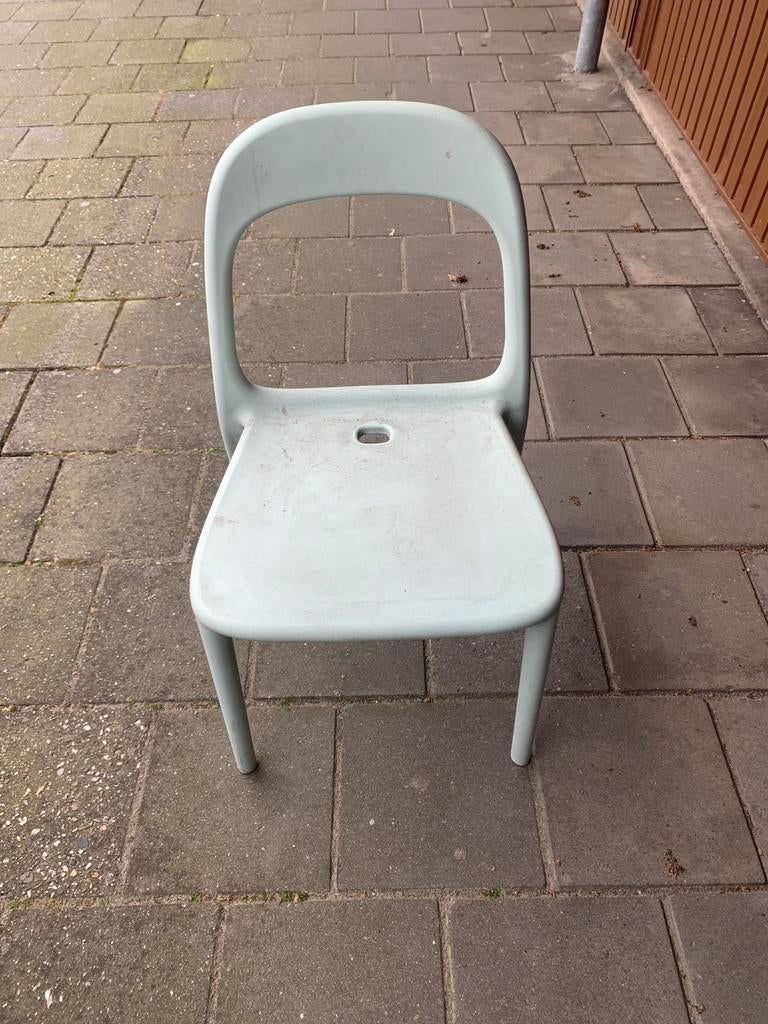 Vintage ikea urban stoelen, Huis en Inrichting, Stoelen, Ophalen, Gebruikt, Blauw, Kunststof