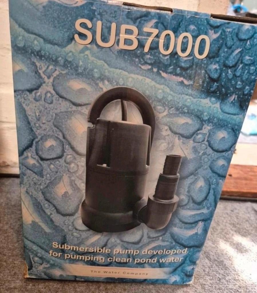 Sub 7000 dompelpomp NIEUW, Tuin en Terras, Waterpompen, Ophalen of Verzenden, Nieuw