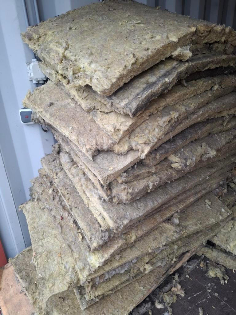 Rockwool isolatieplaten - Diverse diktes en maten, Ophalen, Dakisolatie, Gebruikt, Steenwol