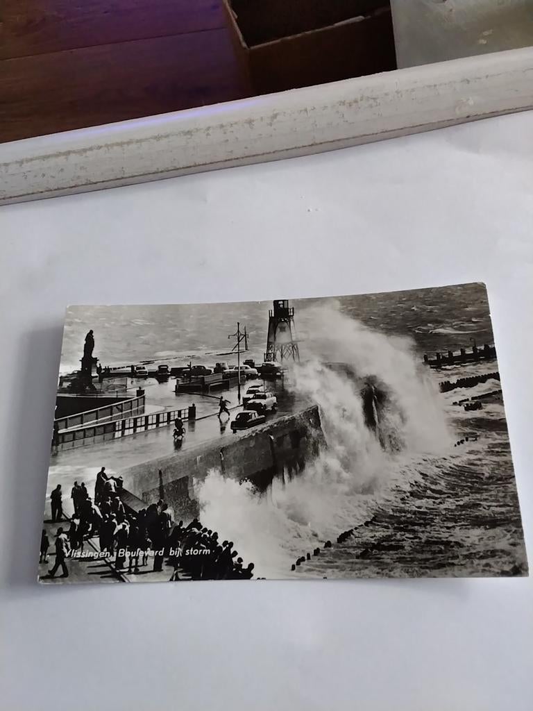 VLISSINGEN BOULEVARD. BIJ STORM, Ophalen of Verzenden, Voor 1920, Zeeland