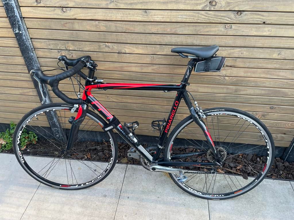 Pinarello FP1 Racefiets - Zwart/Rood, 28 inch, Gebruikt, Heren, Aluminium