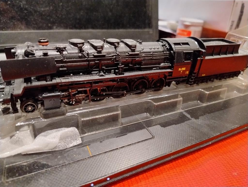 Märklin 37831 DSB Litra N stoomloc mfx + sound in OVP, Ophalen, Wisselstroom, Locomotief, Zo goed als nieuw