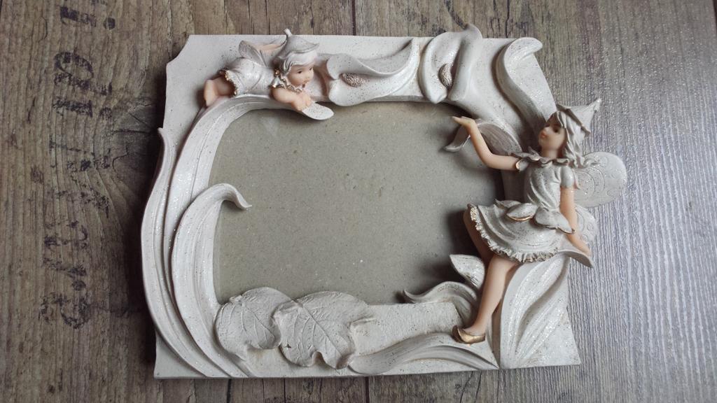 Fotolijst met elfjes fotolijstje met elfje elf, Ophalen of Verzenden, Zo goed als nieuw, Minder dan 50 cm, Minder dan 50 cm