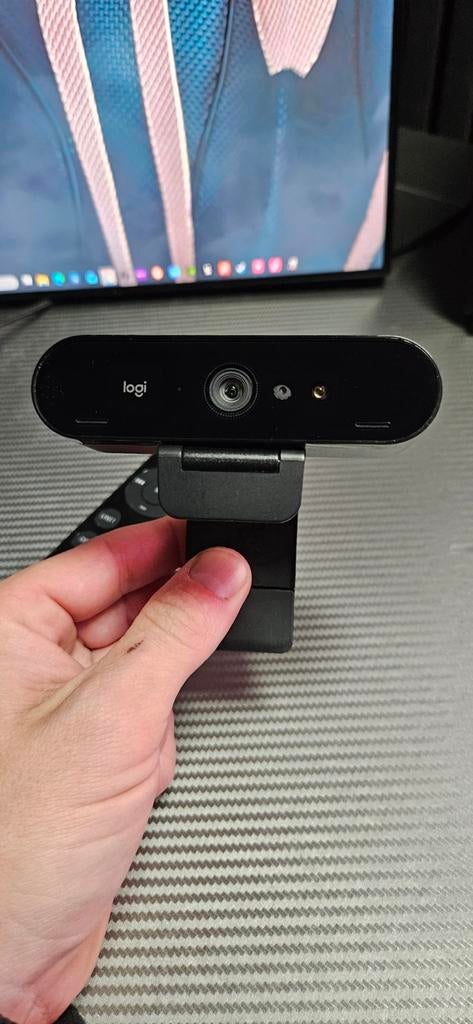 Logitech brio webcam 4k, Computers en Software, Webcams, Ophalen, Logitech brio 4k, Zo goed als nieuw, Fotofunctie