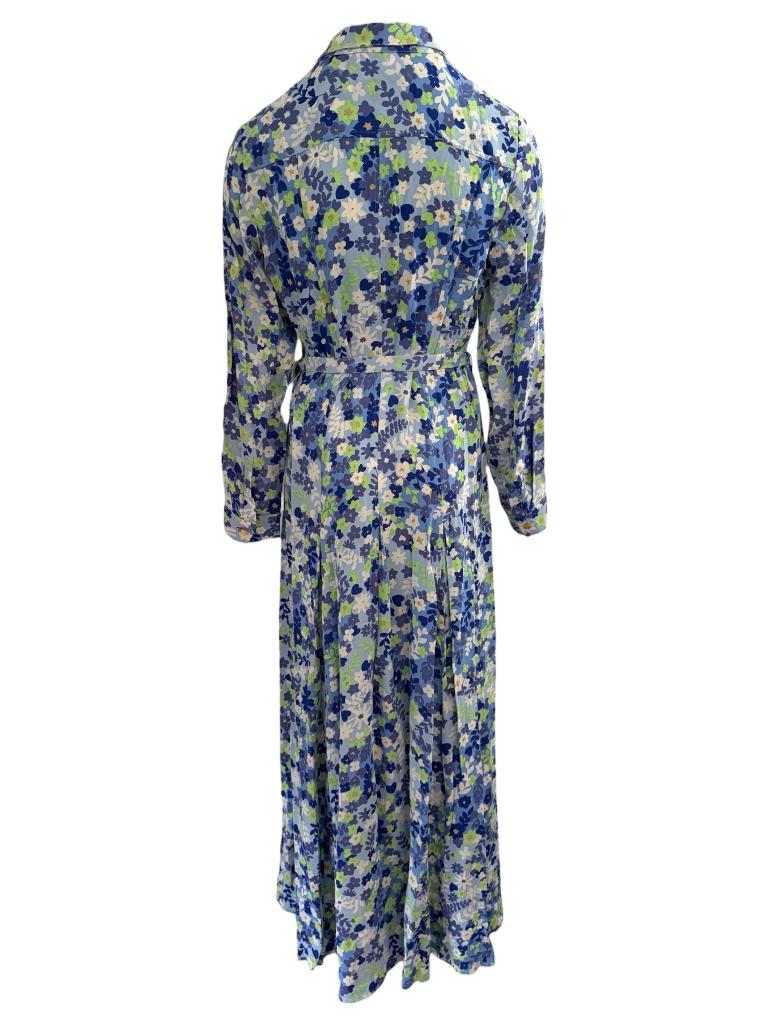 Fabienne Chapot jurk L, Blauw, Ophalen of Verzenden, Zo goed als nieuw, Onder de knie