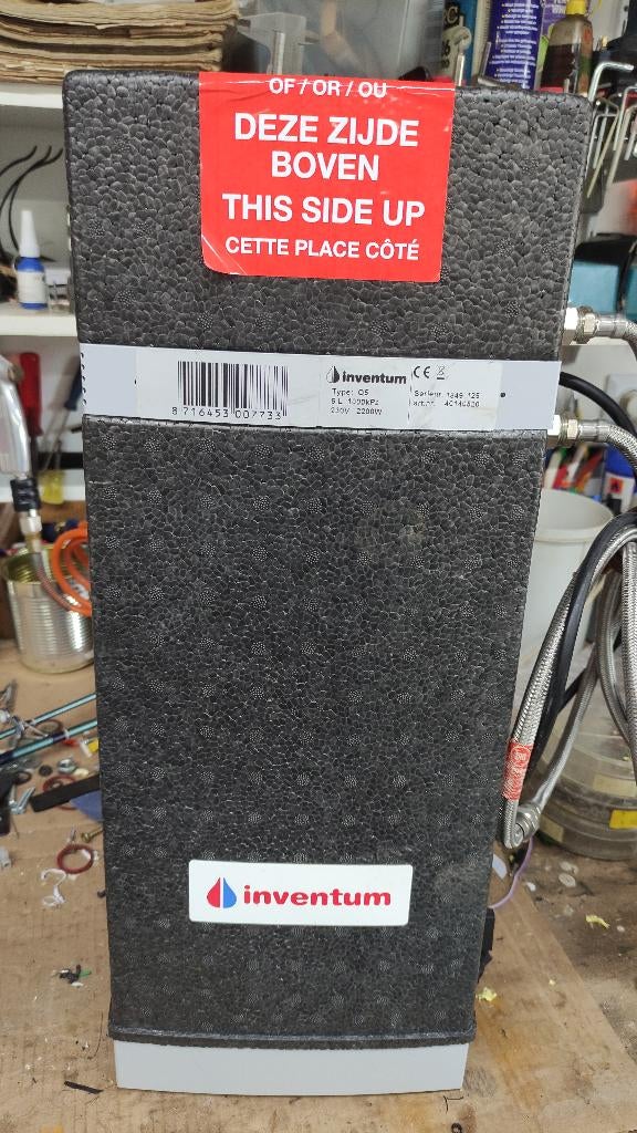 Inventum boiler / keukenboiler 5 ltr compleet, Gebruikt, Minder dan 20 liter, Onbekend, Boiler