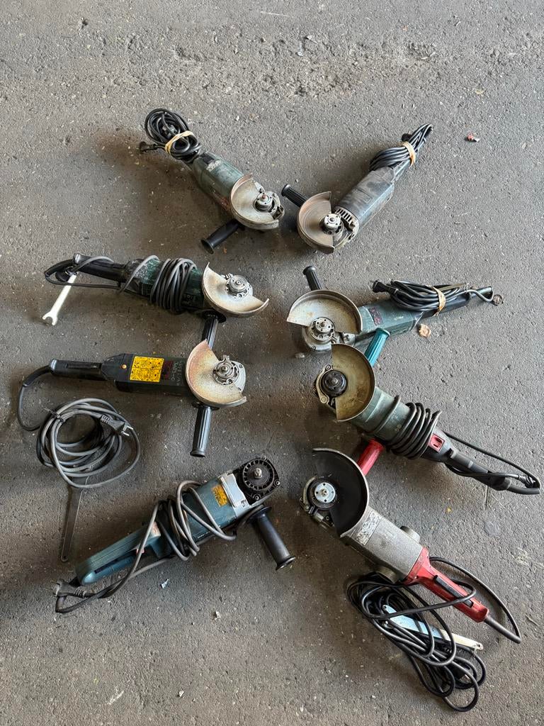 Haakse slijper 180mm metabo flex bosch, Ophalen