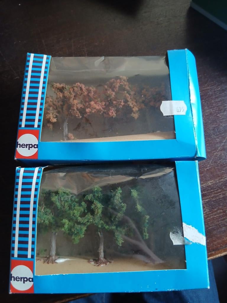 Modelspoor bomen H0 Herpa., Ophalen of Verzenden, Gelijkstroom of Wisselstroom, Natuur, Overige merken