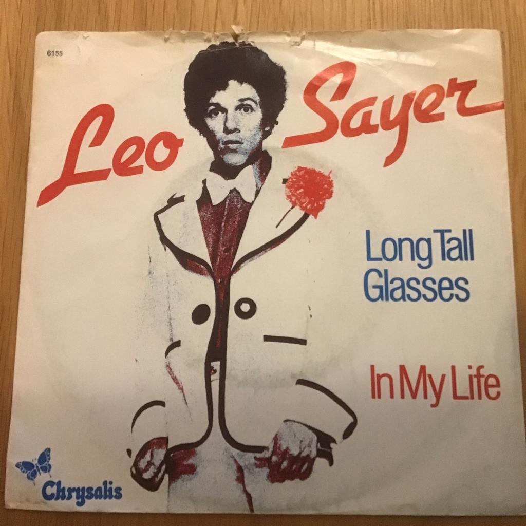 Leo Sayer - Long tall glasses, Ophalen of Verzenden, Gebruikt, Single