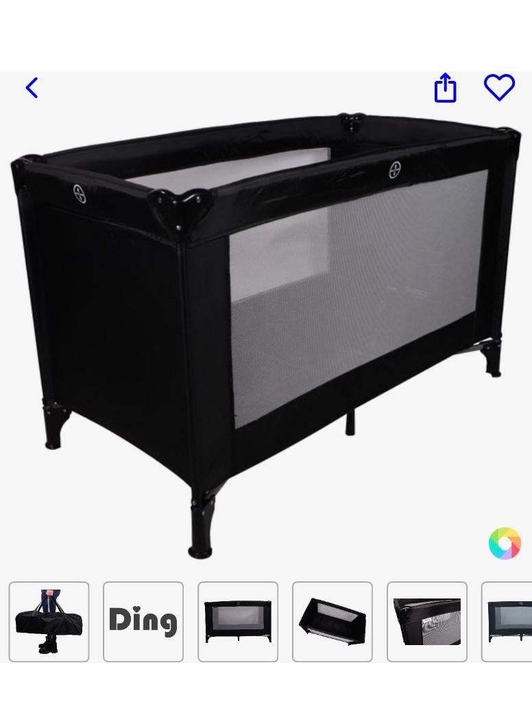 Kinder campingbedje met extra matrasje, Ophalen, Zo goed als nieuw, Reisbedje