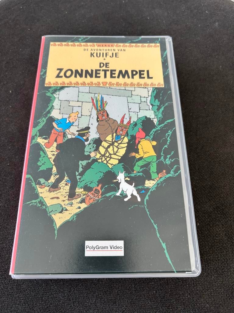 Kuifje: De Zonnetempel VHS, Alle leeftijden, Ophalen of Verzenden, Gebruikt, Actie en Avontuur