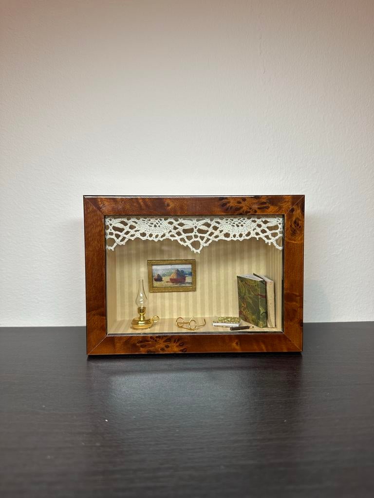 3D SCHILDERIJ - Old School | Kitsch | Miniaturen | Boeken, Ophalen of Verzenden