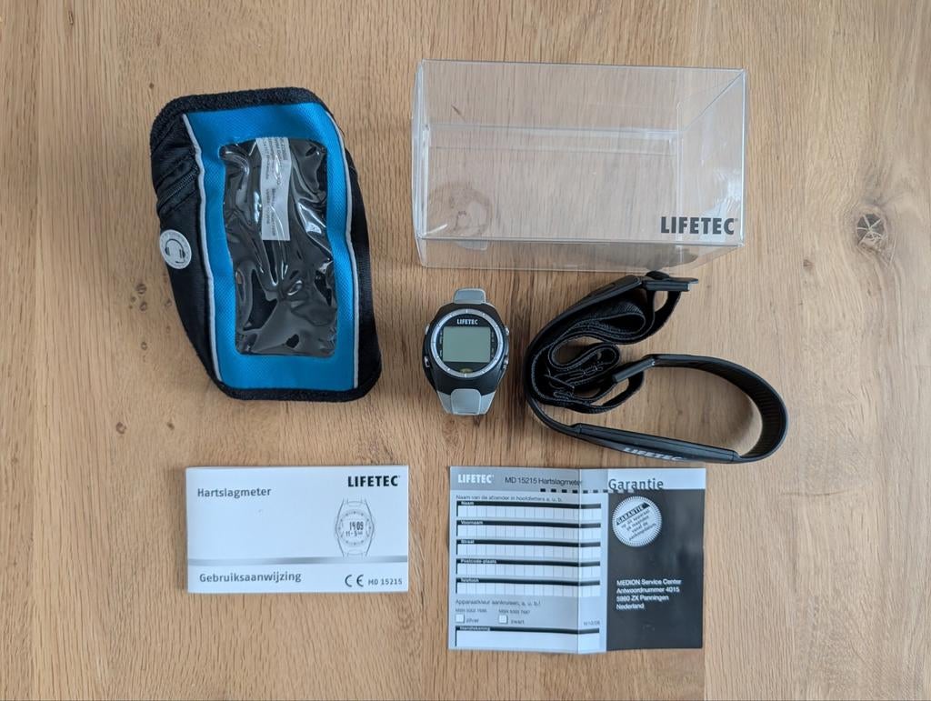Lifetec hartslagmeter (incl. accessoires), Ophalen of Verzenden, Gebruikt, Overige merken, Waterdicht